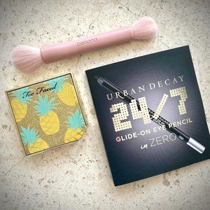 Makeup Bundle from Too Faced & Urban Decay: Bronzer, Brush, EyeLiner